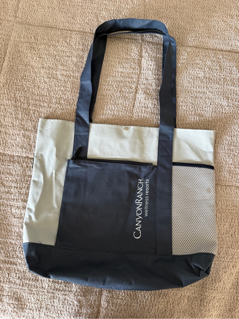Canyon Ranch Two-Tone Canvas Tote Bag